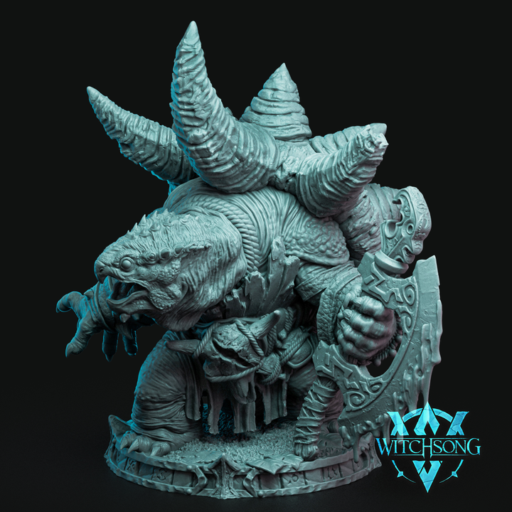 The Vassal of Torsus – Giant Turtle Miniature & Bust