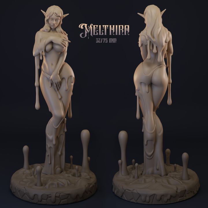 Melthira – Melting Slime Girl Miniature