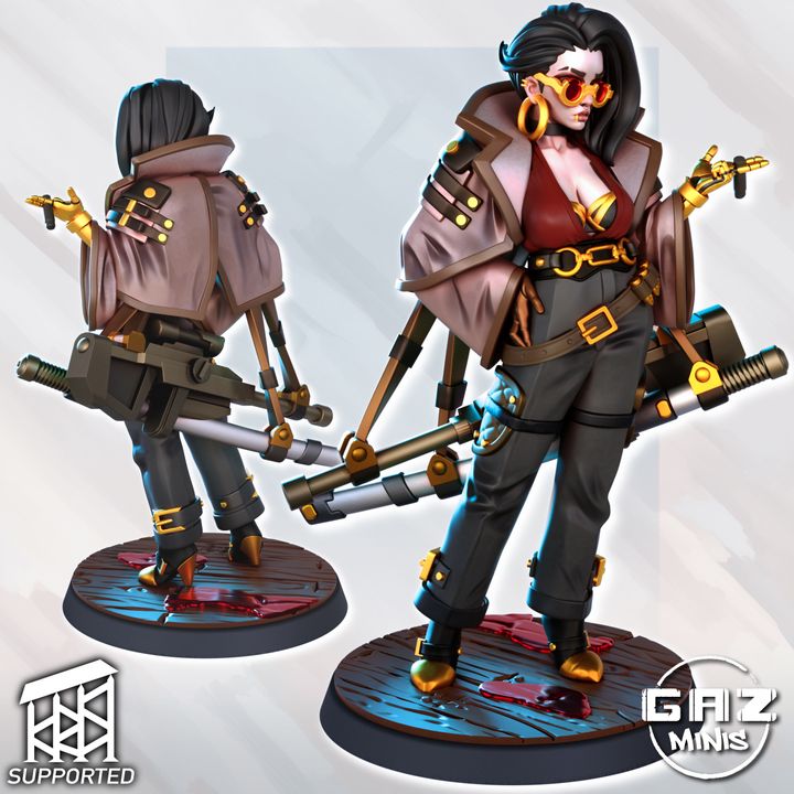 O-Rin Kishi - Cyberpunk Yakuza