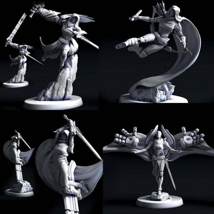 Argent Defenders - Cyber-Knight Squad Miniatures