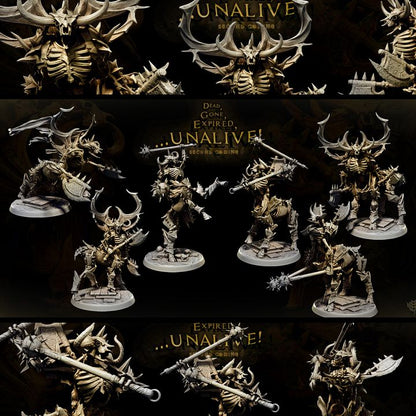 Skeletal Centaurs Set – Undead Cavalry Miniatures