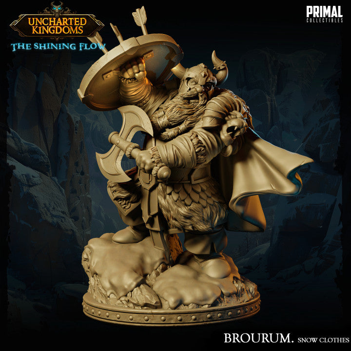 Dwarf - Brourum Axedelver (Snow Clothes)