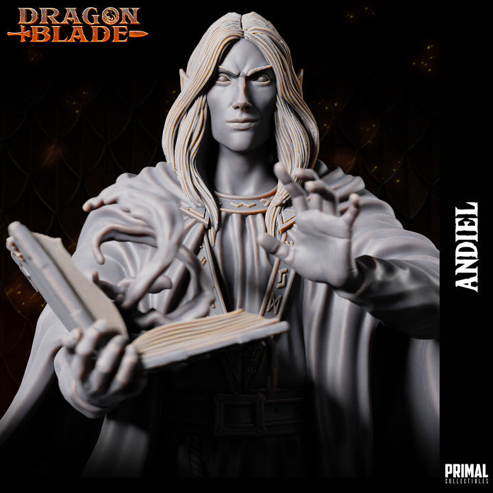 Andiel, Dark Elf Wizard Miniature