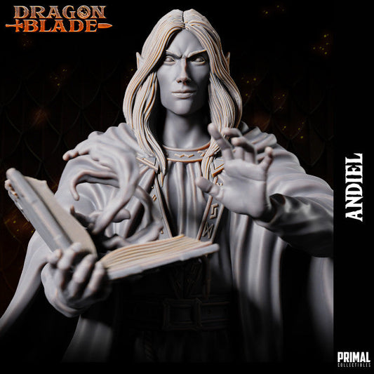 Andiel, Dark Elf Wizard Miniature
