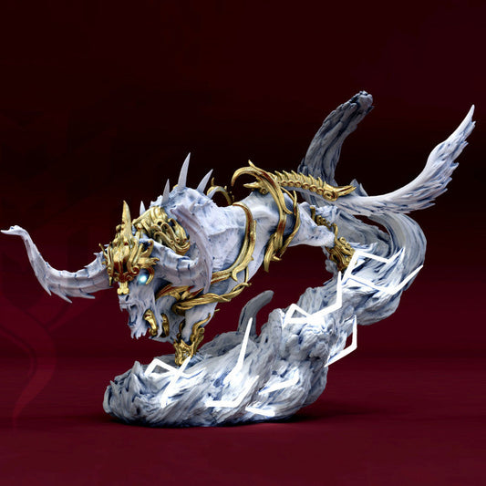 Thunderous Stampede – Lightning Elemental Ox / Elemental Monster – Miniature