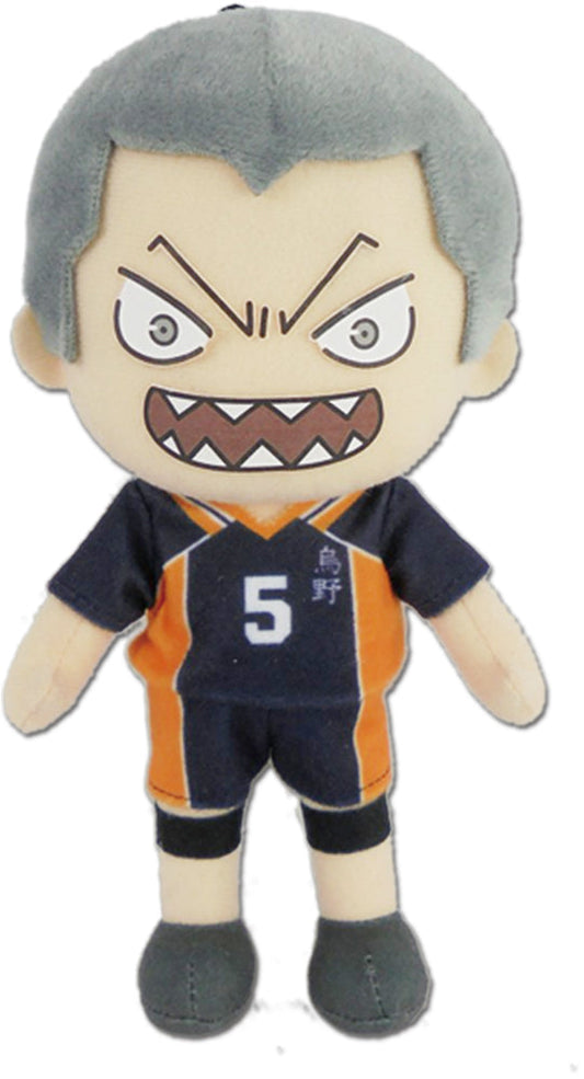 Haikyu!! Ryunosuke Tanaka Plush 8 Inch - Official Anime Collectible