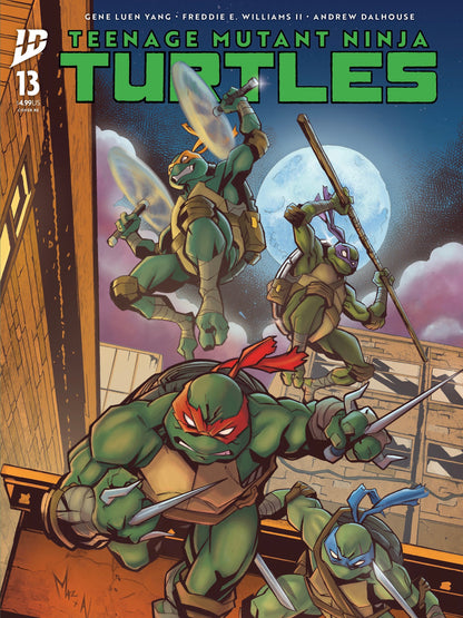 Teenage Mutant Ninja Turtles #13  Aurelio Mazzara Virgin/Trade + Jason Flowers Black Saber Exclusive