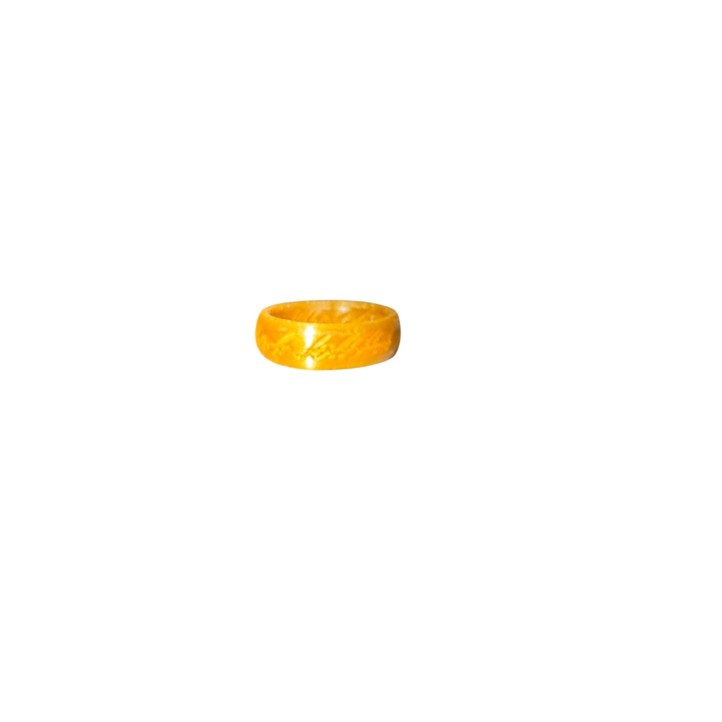 LOTR Gold PLA Plastic Costume Ring - Large Size