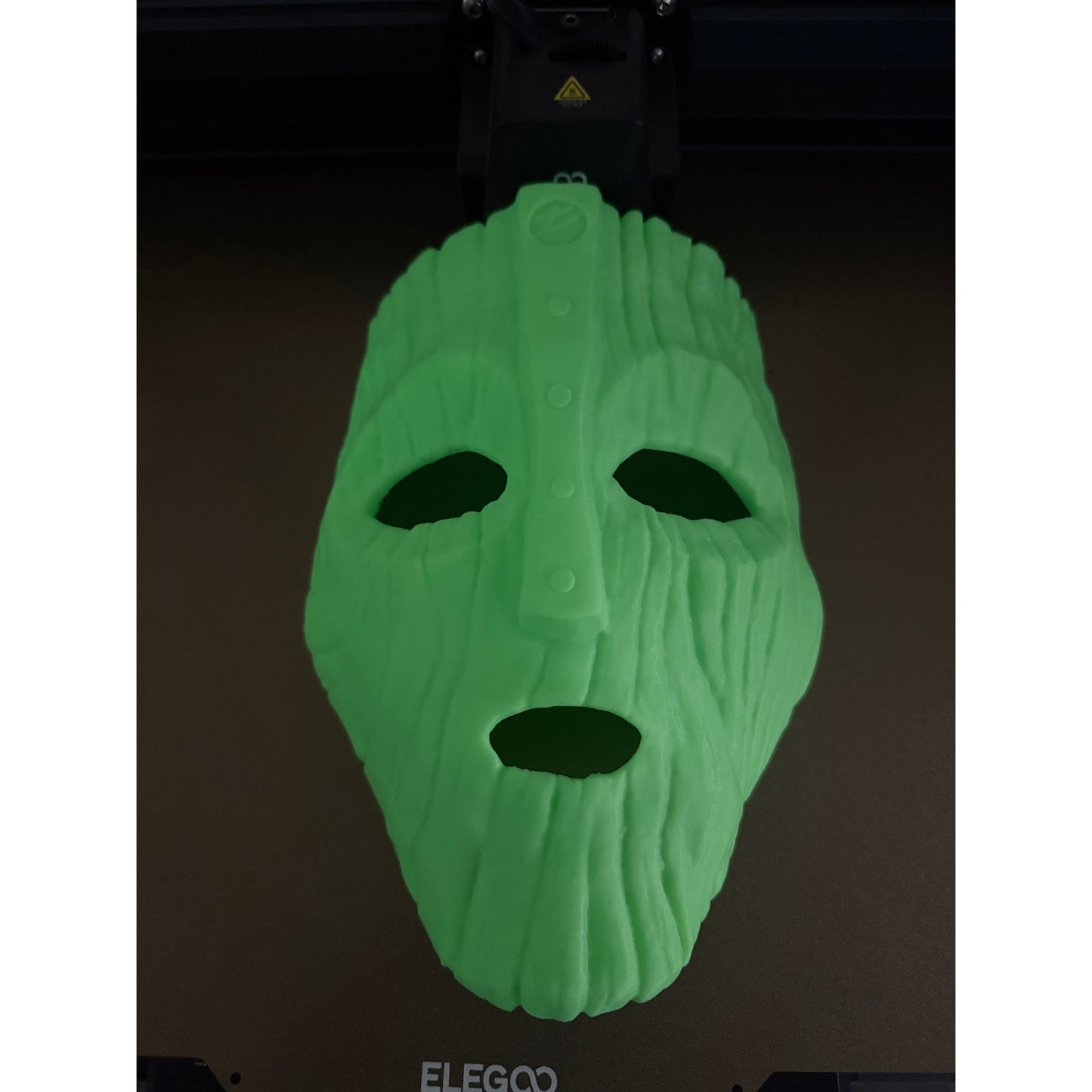The Mask movie costume glow in the dark mask
