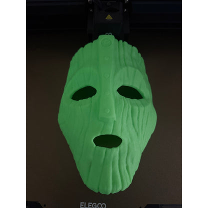 The Mask movie costume glow in the dark mask