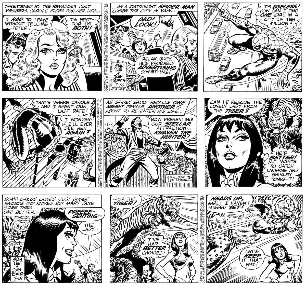 The Amazing Spider-Man Classic Newspaper Comics - 1979
