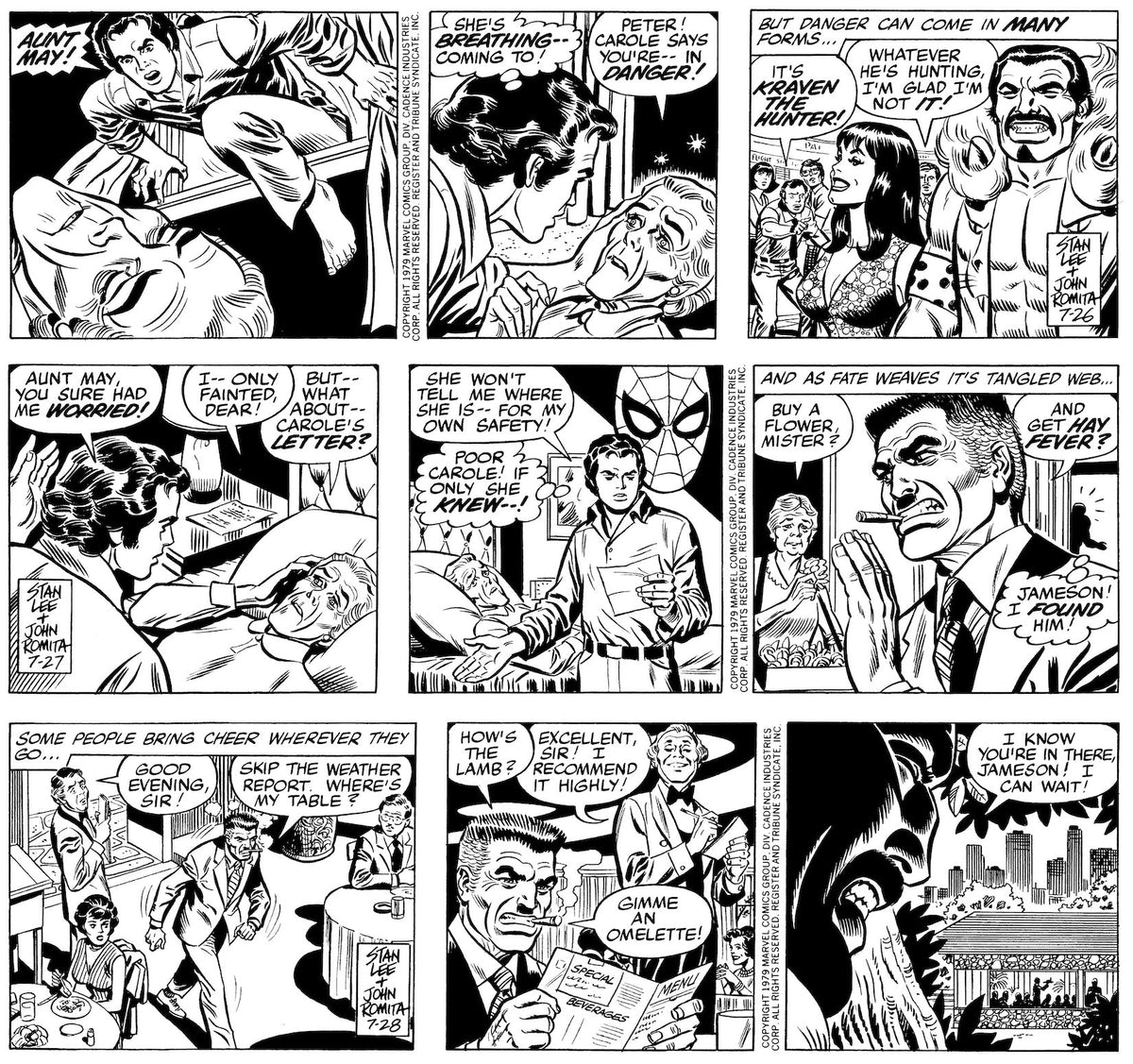 The Amazing Spider-Man Classic Newspaper Comics - 1979