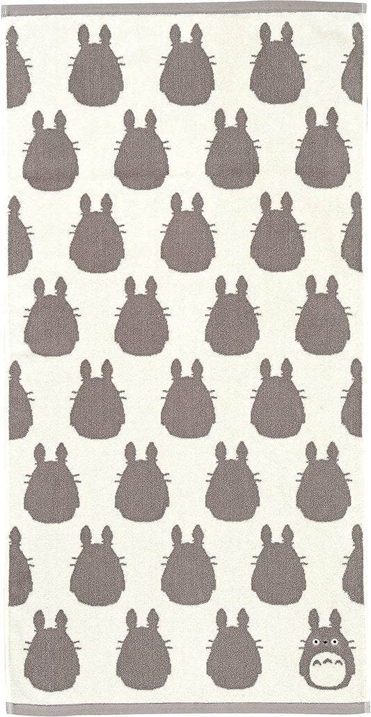My Neighbor Totoro Big Bath Towel – Grey & White (Studio Ghibli)