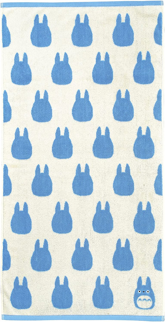 My Neighbor Totoro Silhouette Bath Towel – Light Blue (Studio Ghibli x Marushin)