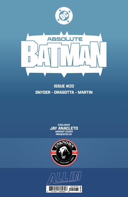 ABSOLUTE BATMAN #20 EXCLUSIVE BONUS JAY ANACLETO EXCLUSIVE VIRGIN VAR (05/13/2026)