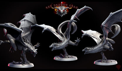 Adolescent (Young) Red Dragon Miniatures