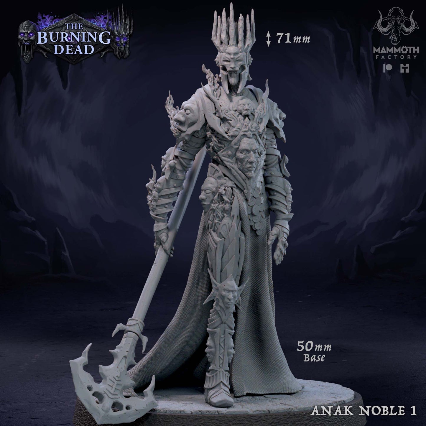 Anak Nobles – The Burning Dead Undead Warlord Miniatures