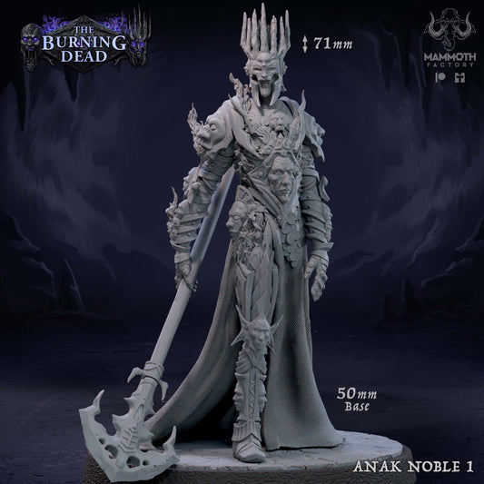 Anak Nobles – The Burning Dead Undead Warlord Miniatures