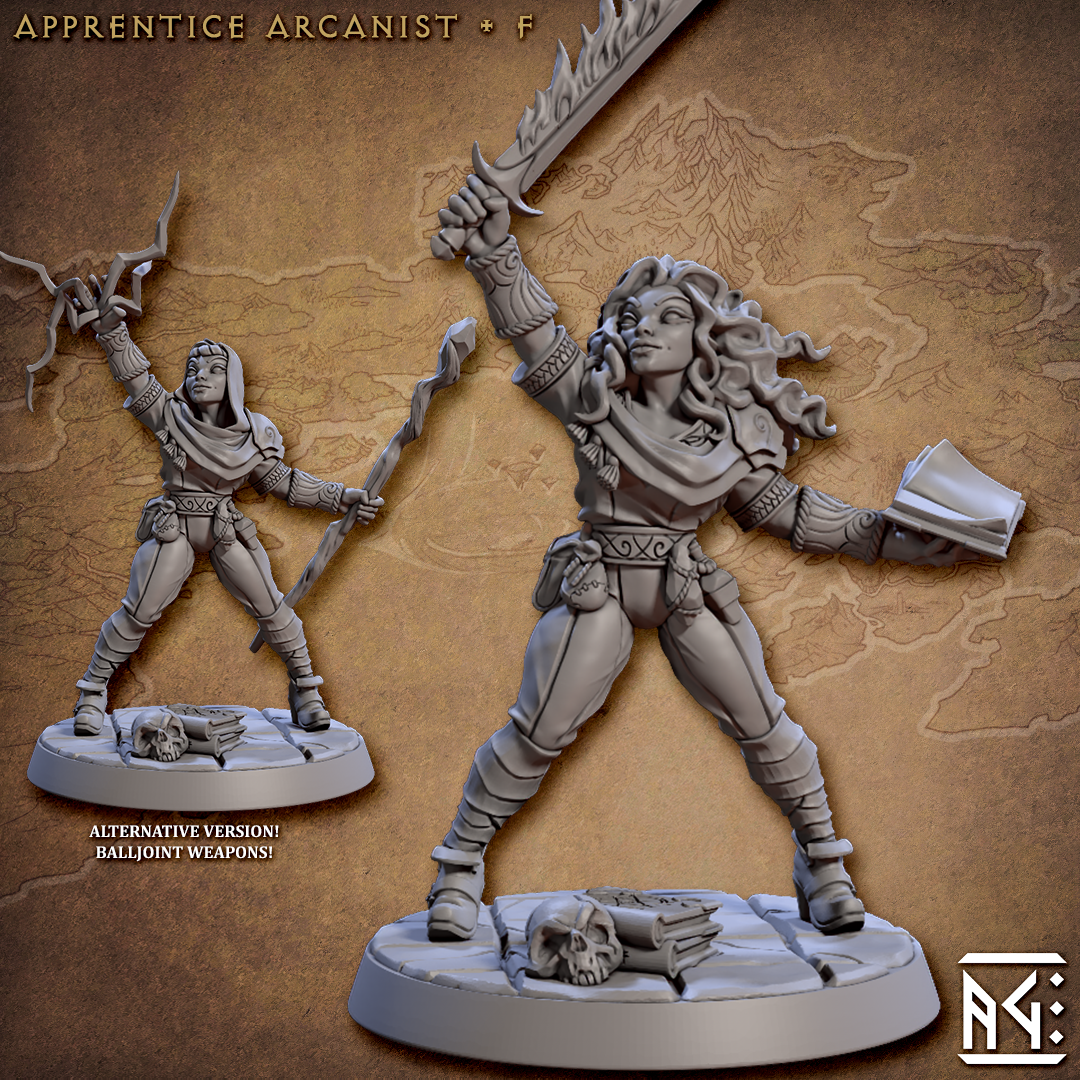 Apprentice Arcanists Miniatures