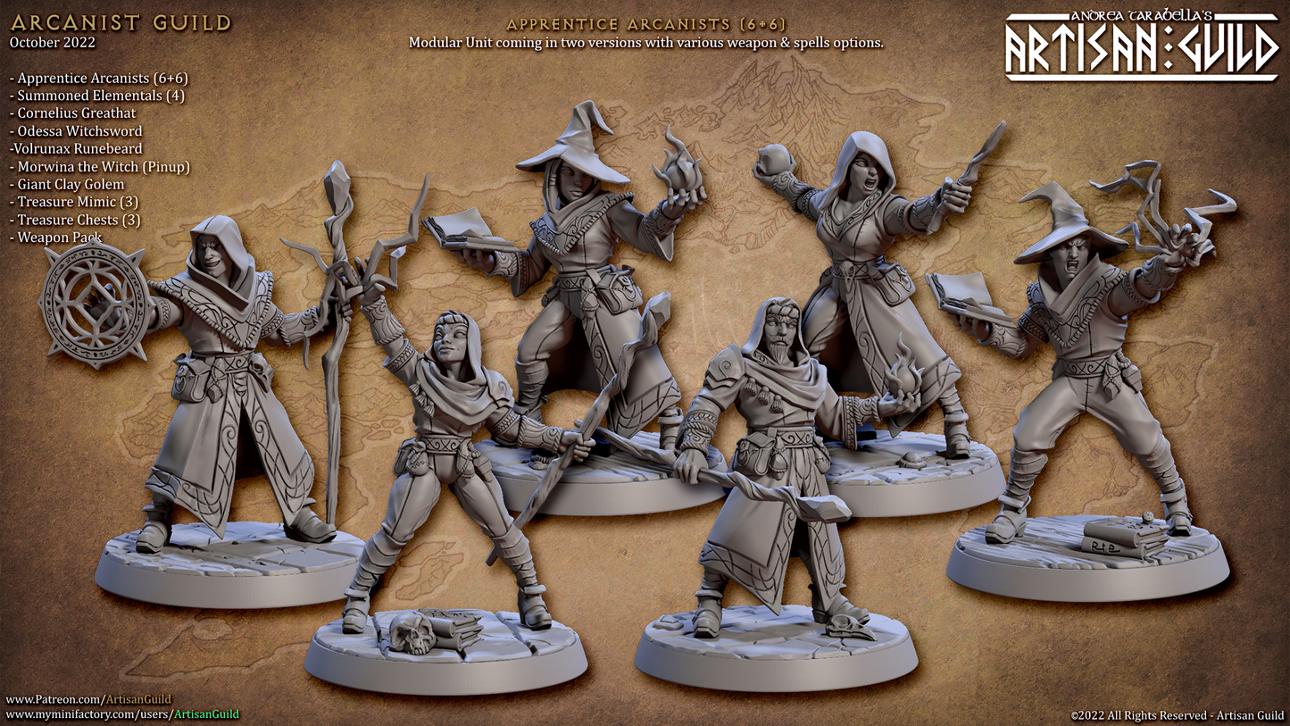 Apprentice Arcanists Miniatures