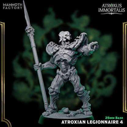 Atroxian Legionnaires – Undead Draugr Skeletal Soldier Miniatures