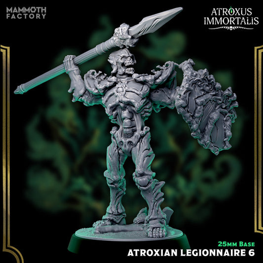 Atroxian Legionnaires – Undead Draugr Skeletal Soldier Miniatures