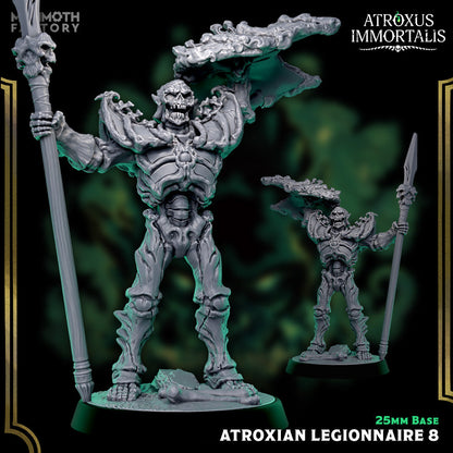 Atroxian Legionnaires – Undead Draugr Skeletal Soldier Miniatures
