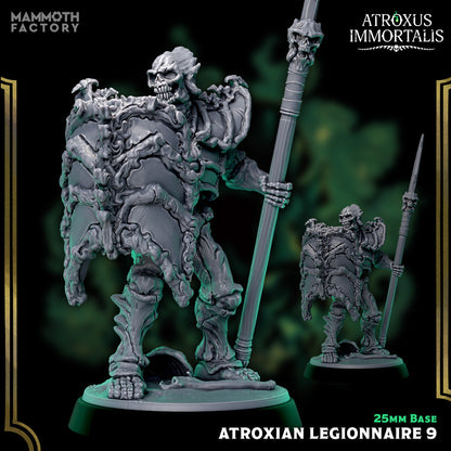 Atroxian Legionnaires – Undead Draugr Skeletal Soldier Miniatures