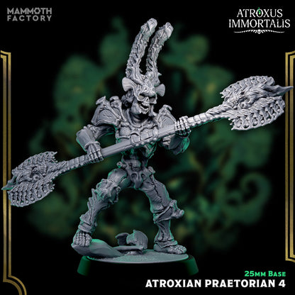 Atroxian Praetorians – Undead Draugr Skeletal Soldier Miniatures