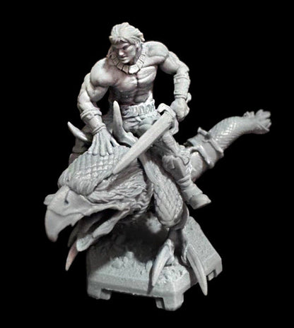 Mounted Ax Battler - Golden Axe Inspired Miniature