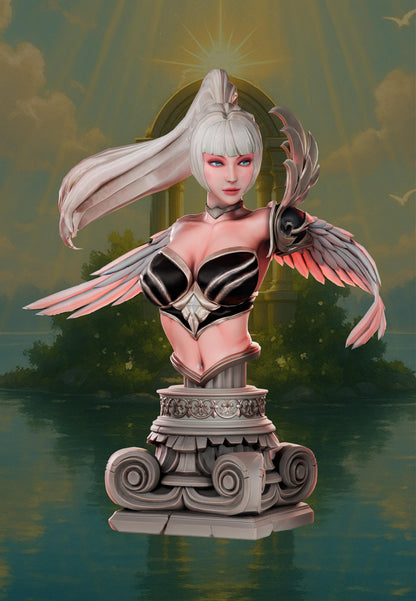 Kaelyn Radiantheart (SFW/NSFW 18+ Only) - Aasimar Fighter - 32mm, 75mm, 1:10 Scale & Bust