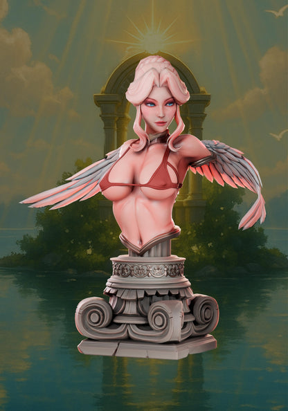 Kaelyn Radiantheart (SFW/NSFW 18+ Only) - Aasimar Fighter - 32mm, 75mm, 1:10 Scale & Bust