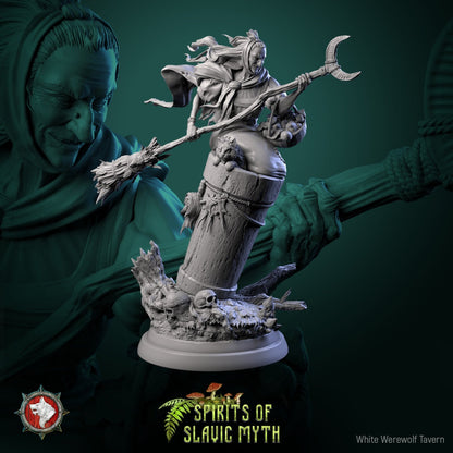 Baba Yaga – Slavic Spirit Female Miniature & Bust