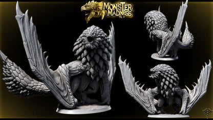 Baeliuse – Teostra-Inspired Elder Dragon – Monster Madness Vol 2 Miniature
