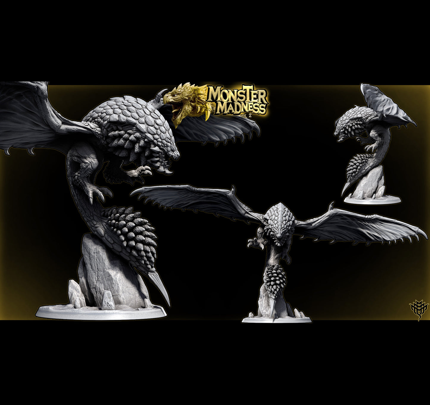 Baeliuse – Teostra-Inspired Elder Dragon – Monster Madness Vol 2 Miniature