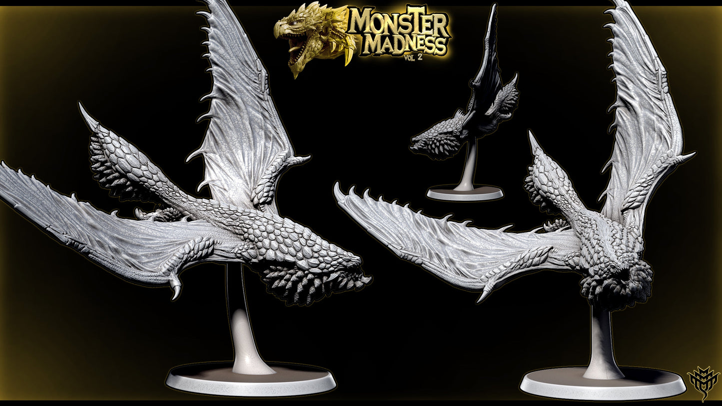 Baeliuse – Teostra-Inspired Elder Dragon – Monster Madness Vol 2 Miniature