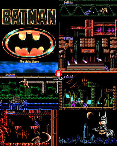 Batman Sega Genesis Mega Drive Video Game Cartridge 1990