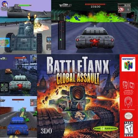 BattleTanx: Global Assault N64 Nintendo 64 Video Game Cartridge 1999