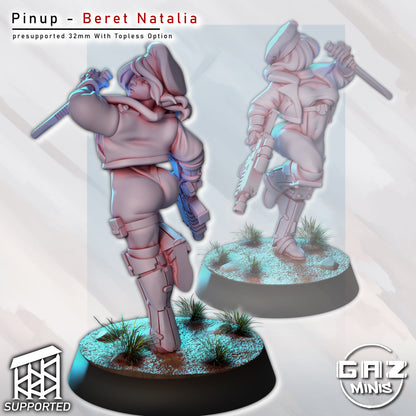 Pinup – Beret Natalia Figurine (SFW/NSFW 18+)