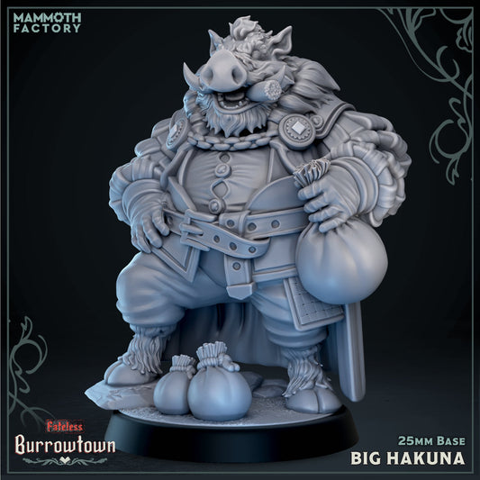 Big Hakuna – Boarkin Noble – Burrowtown Fateless – Miniature & Bust