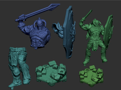 Lt. Bitter - Golden Axe Inspired Miniature