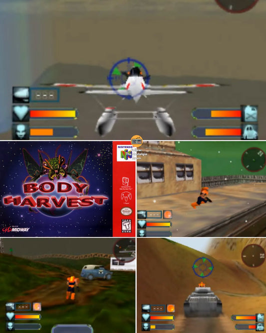 Body Harvest N64 Nintendo 64 Video Game Cartridge 1998