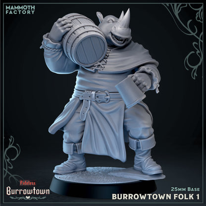 Burrowtown Folk – Beastfolk Villagers – Fateless – Miniatures