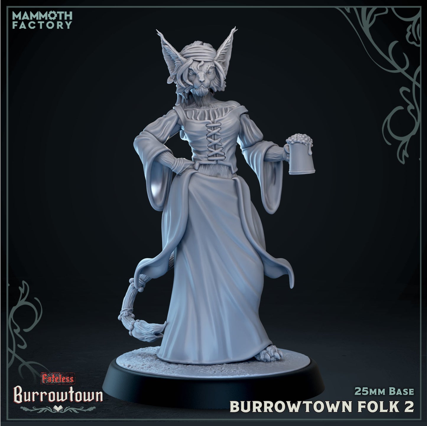Burrowtown Folk – Beastfolk Villagers – Fateless – Miniatures