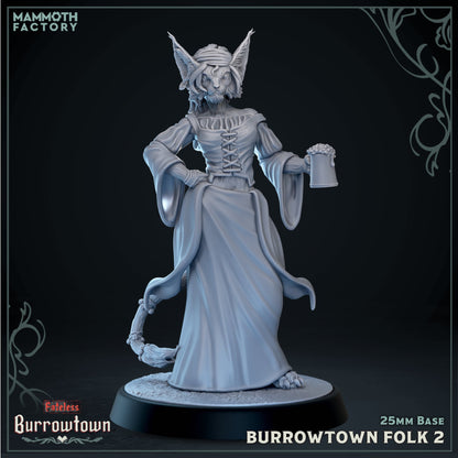 Burrowtown Folk – Beastfolk Villagers – Fateless – Miniatures