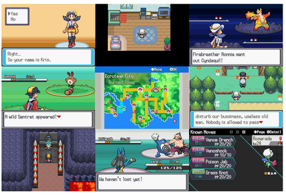 Pokemon GS Chronicles GBA ROM Hack Video Game Boy Advance V 2.7.1