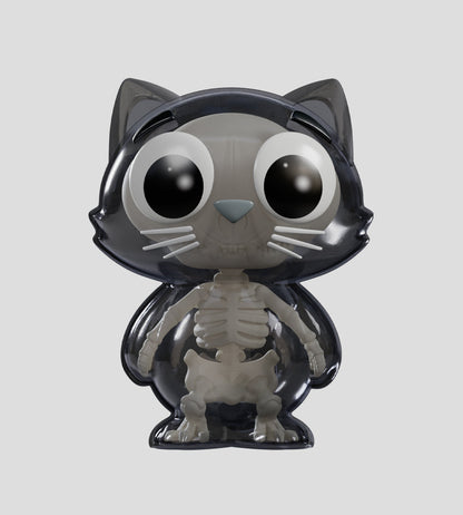 Catscans Bare Bones Blind Box - Charlie the Cat X-Ray Series by Kaleidos Creative
