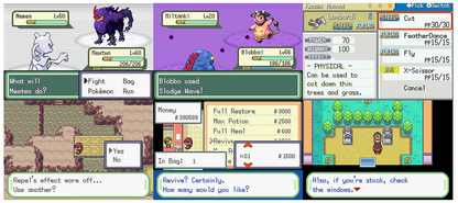 Pokemon Vega Minus GBA Pokemon ROM Hack Video Game Boy Advance