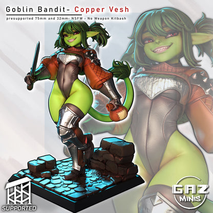Copper Vesh – Goblin Bandit Miniature (SFW/NSFW 18+ Only)
