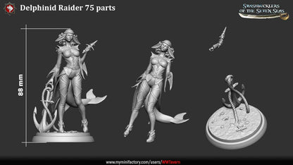 Delphinid Raiders – Sea-Born Pirate Skirmishers – Miniatures